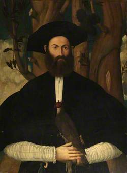 Bearded Man with a Falcon