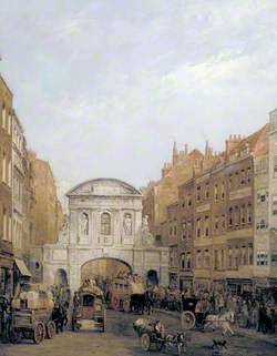 Temple Bar from the Strand, London