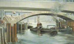 Old London Bridge Makes Way for the New