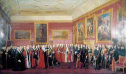 The Lord Mayor of London Presenting an Address of Congratulation to His Majesty Louis-Philippe at Windsor Castle, October 1844
