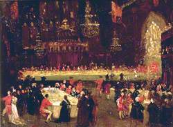 Study for 'The Allied Sovereigns' Banquet'
