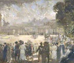 Hyde Park Corner from Rotten Row, London