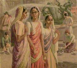 Indian Women in Trafalgar Square, London