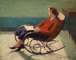 Portrait of the Artist's Mother, Florence, on a Bentwood Rocking Chair
