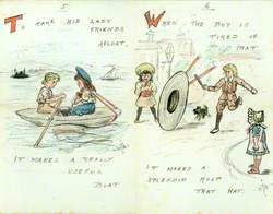 Illustrated Letter by Dick Partridge, 25th January 1900