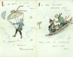 Illustrated Letter by Dick Partridge, 25th January 1900