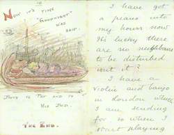 Illustrated Letter by Dick Partridge, 31st January 1900
