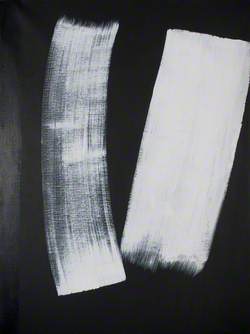 Vertical Movement (Easter Series) White on Black