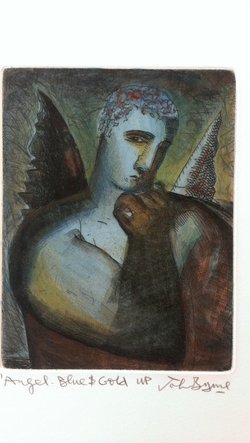 Angel – Blue and Gold