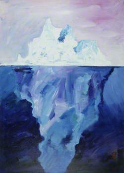 Iceberg and Midnight Sun