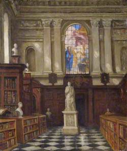 Interior of the Wren Library