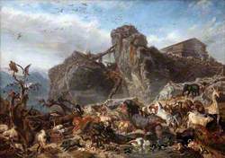 The Animals Leaving the Ark, Mount Ararat
