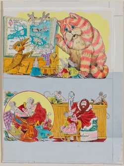 Bagpuss Neptune – Artwork for 'Pippin' Comic