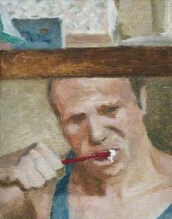 Self Portrait, Brushing My Teeth