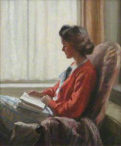 A Quiet Read (Portrait of the Artist's Mother)