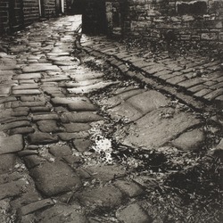 Paved Path above Lumbutts, 1977