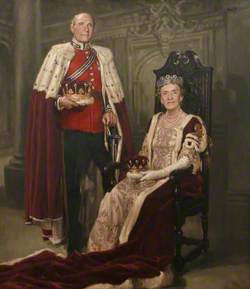 6th Earl and Countess of Mount Edgcumbe in Coronation Robes