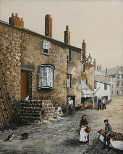 St Ives Harbour Front, 1880
