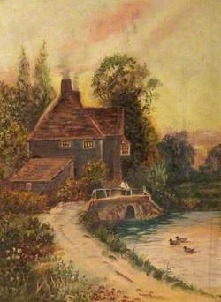 A Cottage and a Pond