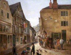 Higher Street Looking South, 'The Old Shambles', Dartmouth, Devon