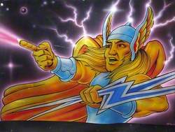 Thor Holding Lightning Rods