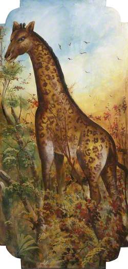 R. Edwards' 'Galloping Horses': Jungle Animals, Giraffe