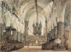 The Interior of Exeter Cathedral
