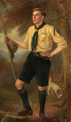 Mr Tilley as a Boy Scout