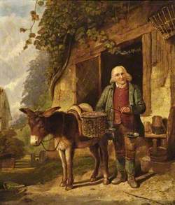 A Man with a Donkey