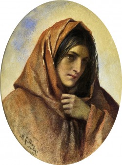 Gypsy Woman (Study of a Fishergirl, Hastings)