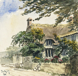A thatched house at Preston