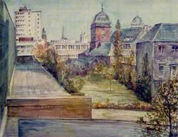 University of Dundee from the top of Airlie Place