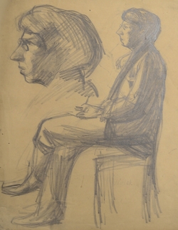 Two Sketch Studies of David Foggie