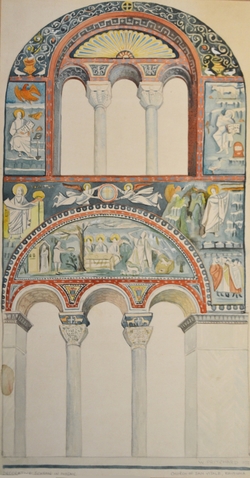 Decorative Scheme in Mosaic, Church of San Vitale, Ravenna