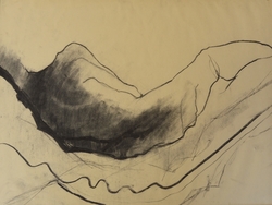 Life Study – Abstracted Reclining Nude