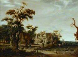 Landscape with Houses and Figures