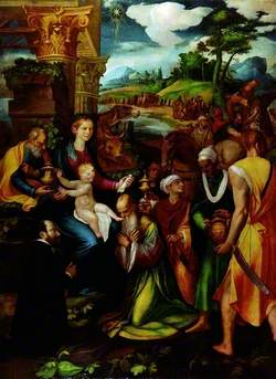 The Adoration of the Magi with a Donor