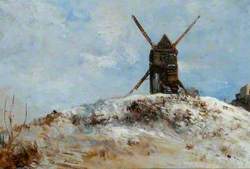 A Windmill, Snow Effect