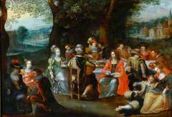 Banqueting Scene in the Open Air