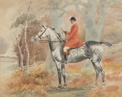 Huntsman on Horseback (A Whip in a Bush Lay)