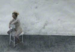 Seated Nude on White Chair*