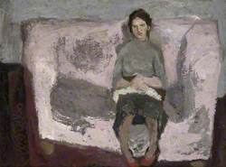 Artist's Wife on a Sofa
