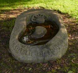 Dedication Stone with Turtle and Lizard