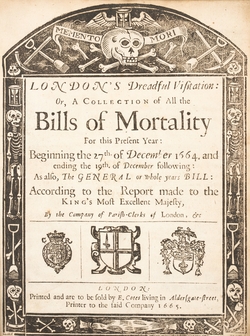 Great Plague: London's Dreadful Visitation Frontispiece