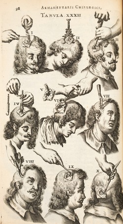 Nine Heads Receiving Operation to the Head