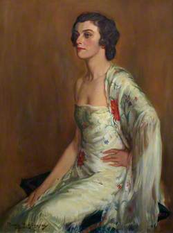 A Lady with a Shawl (Miss Betty Cautley)