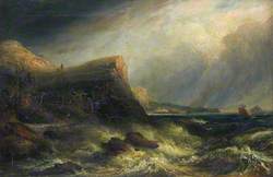 Scene on the Ayrshire Coast – Storm Passing Off