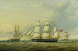 The Brig 'Ruby', the Barque 'Wanderer' and the Snow 'Garnet', off Hull