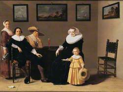 Dutch Family in an Interior