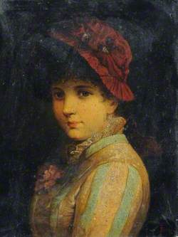 Portrait of a Lady in a Red Hat